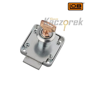 Zamek meblowy 005 - ZMB4 - wierzchni niklowany